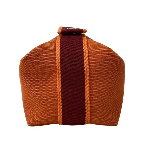 Hermes Handbags - Auth HERMES Brid a Black PM - whoo-orange rouge ash Toile Officier None Handbag